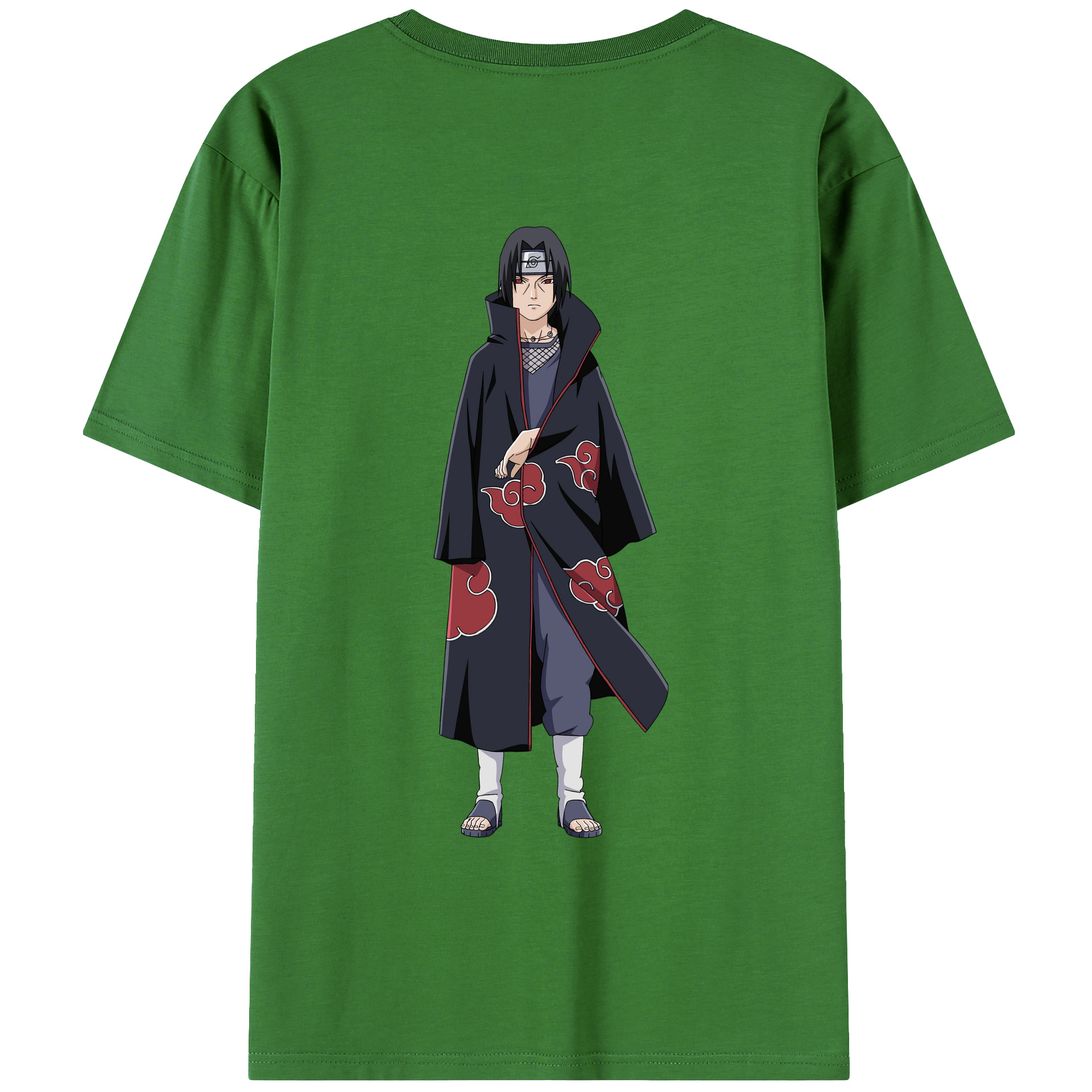 （画像用） NARUTO -ナルト- うちは イタチ Uchiha Itachi レディース半袖Tシャツ(バックプリント)